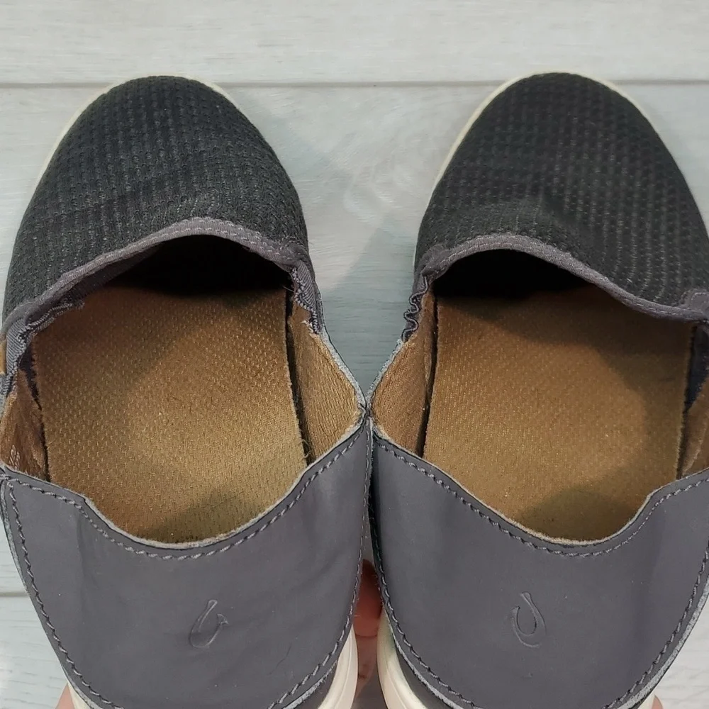 Olukai Womens Pehuea Comfort Loafer Flats shoes sz 7
